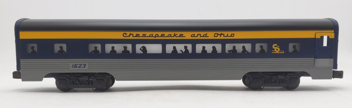 Lionel 6-19146 O Gauge Chesapeake & Ohio Aluminum Passenger Car #1623 LN