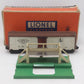Lionel 3662 Vintage O Brn & Wht Large Operating Milk Car Bar-End Trks w/Platform VG/Box