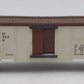 Lionel 3662 Vintage O Brn & Wht Large Operating Milk Car Bar-End Trks w/Platform VG/Box
