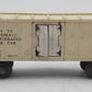 Lionel 3472 Vintage O Operating Milk Car with Platform VG/Box