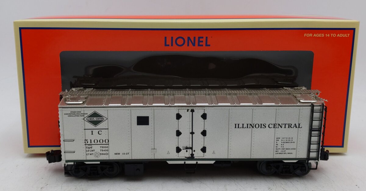 Lionel 2526330 O Gauge "Illinois Central" Hotbox Reefer #51000 LN/Box