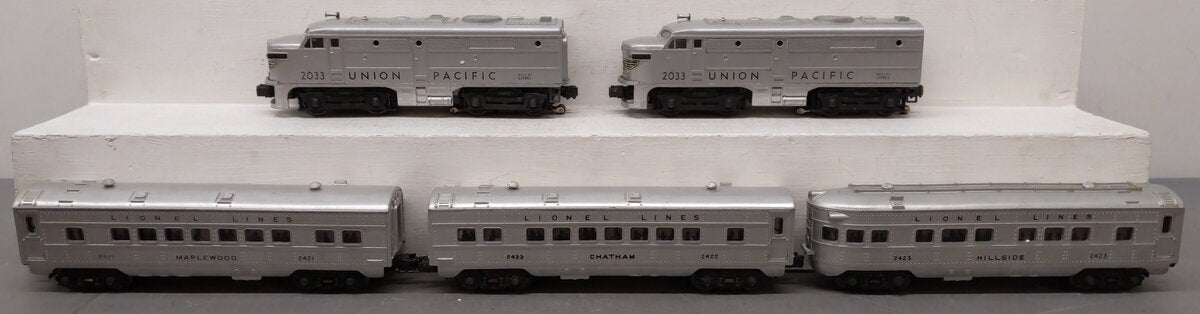 Lionel 1464W Vintage O 2032 Passenger Train Set w/ 2032AA Set, 2421, 2422 & 242 EX/Box