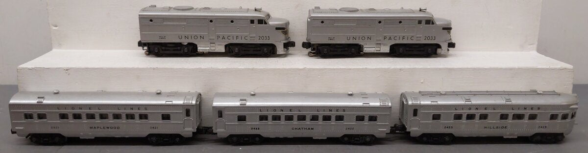 Lionel 1464W Vintage O 2032 Passenger Train Set w/ 2032AA Set, 2421, 2422 & 242 EX/Box