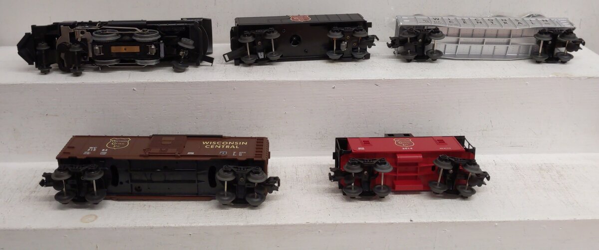 Lionel 6-31986 O Gauge Wisconsin Central Highball Steam Freight Train Set LN/Box