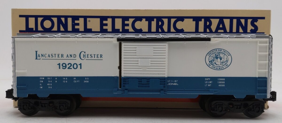 Lionel 6-19201 O Gauge Lancaster & Chester Boxcar #19201 NIB