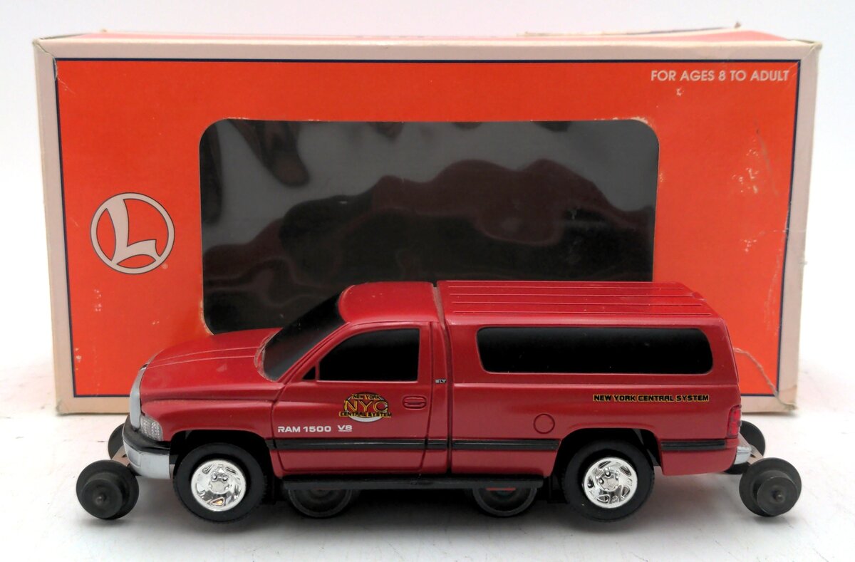 Lionel 6-18436 O Gauge New York Central Dodge Ram Track Inspection Truck EX/Box