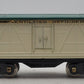 Lionel 514 Vintage Standard Gauge Tinplate Ivory/Peacock Refrigerator Car