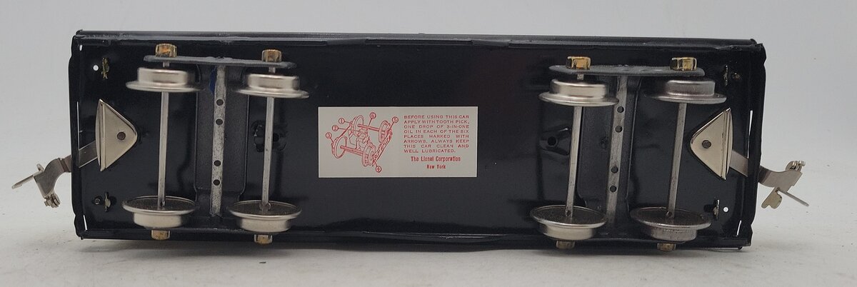 Lionel 514 Vintage Standard Gauge Tinplate Ivory/Peacock Refrigerator Car