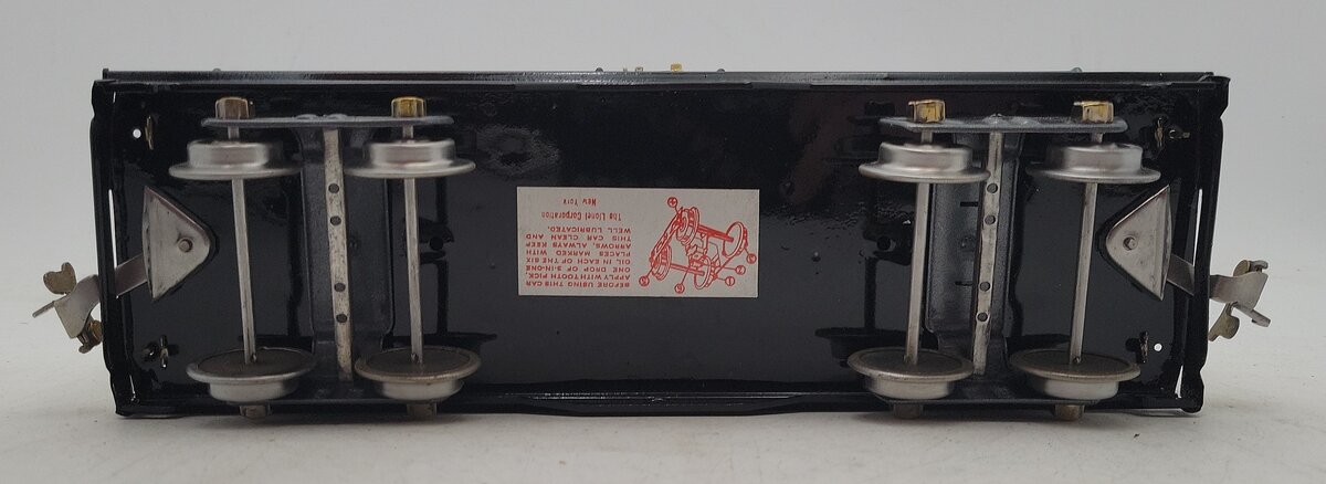 Lionel 514 Vintage Standard Gauge Tinplate Ivory/Peacock Refrigerator Car