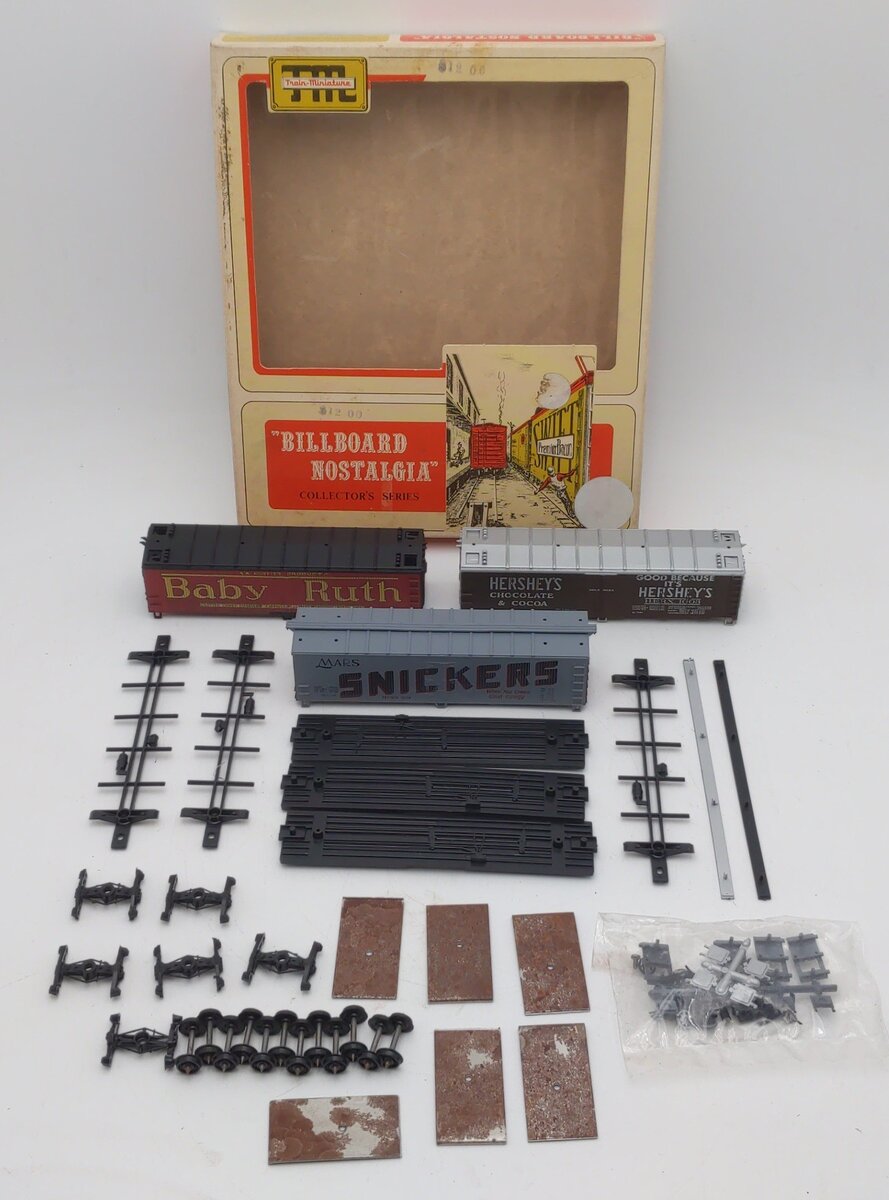 Train Miniature 8722 HO Candy Companies Reefer Car Kits (3 Pack) EX/Box