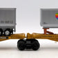 Lionel 6-26908 O Gauge T.T.U.X. Flatcars w/Apple Computer Trailers LN/Box