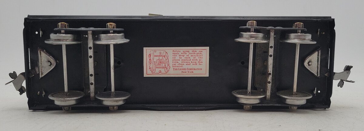 Lionel 514 Vintage Standard Gauge Tinplate Ivory/Peacock Refrigerator Car