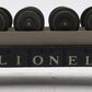Lionel 6262 Vintage O Black Flatcar with Wheel Sets VG