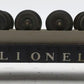 Lionel 6262 Vintage O Black Flatcar with Wheel Sets VG