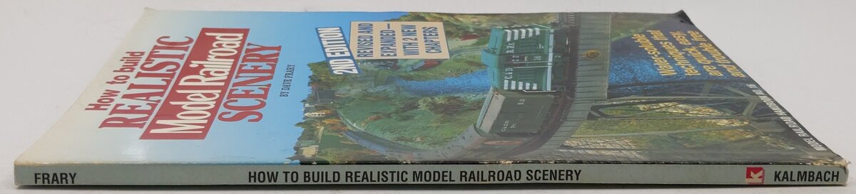 How To Build Realistic Model Railroad Scenery 2nd Edition Paperback Book VG