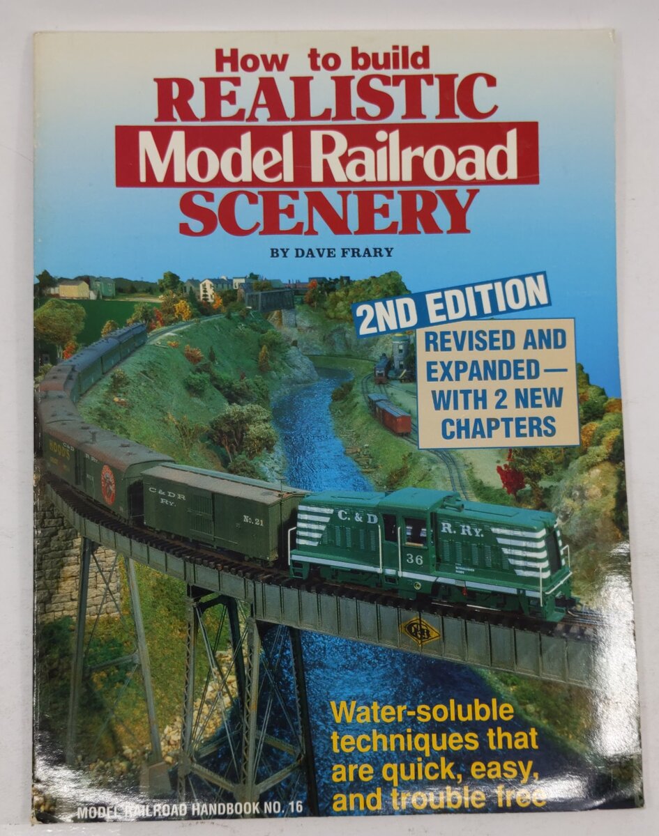 How To Build Realistic Model Railroad Scenery 2nd Edition Paperback Book VG