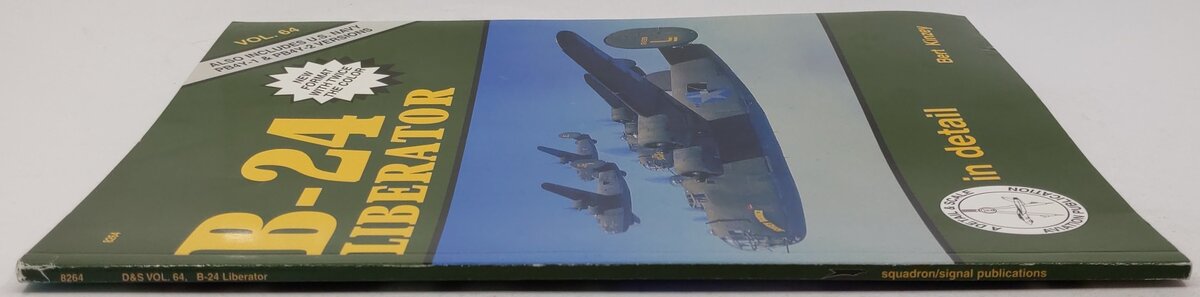 B-24 Liberator in Detail Paperback Book By Bert Kinzey VG