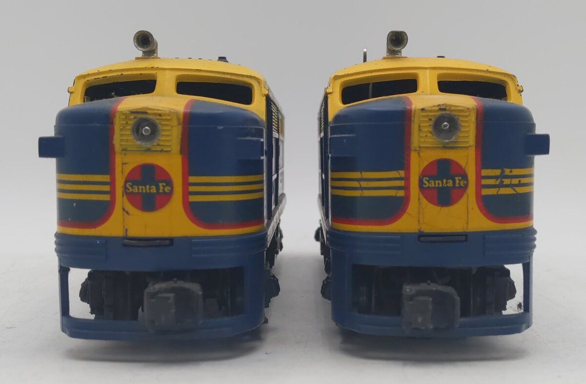 Lionel 204 Vintage O Santa Fe AA Diesel Locomotive Set VG