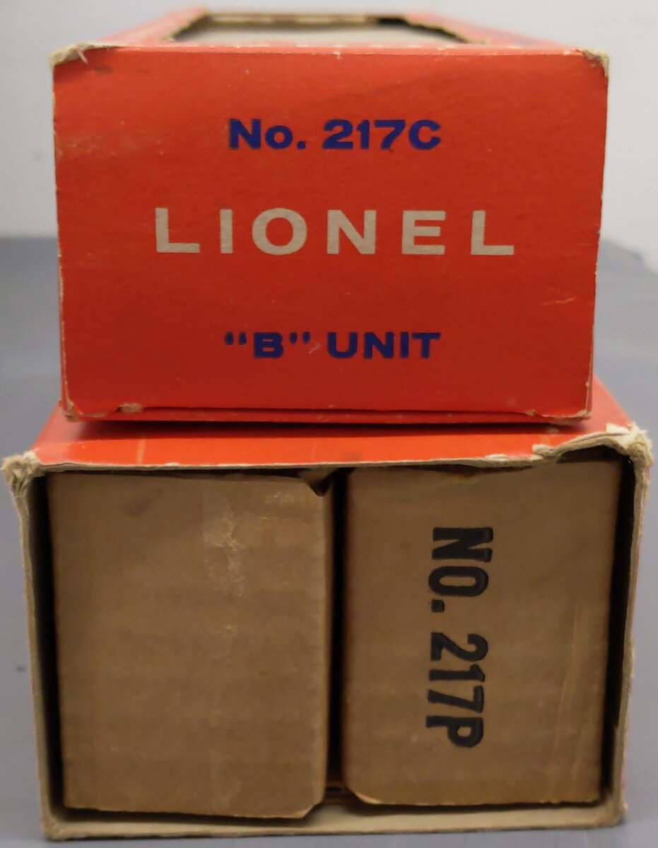 Lionel 217 Vintage O Boston & Maine Alco A&B Diesel Locomotive Set/Box