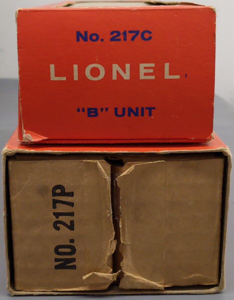 Lionel 217 Vintage O Boston & Maine Alco A&B Diesel Locomotive Set/Box