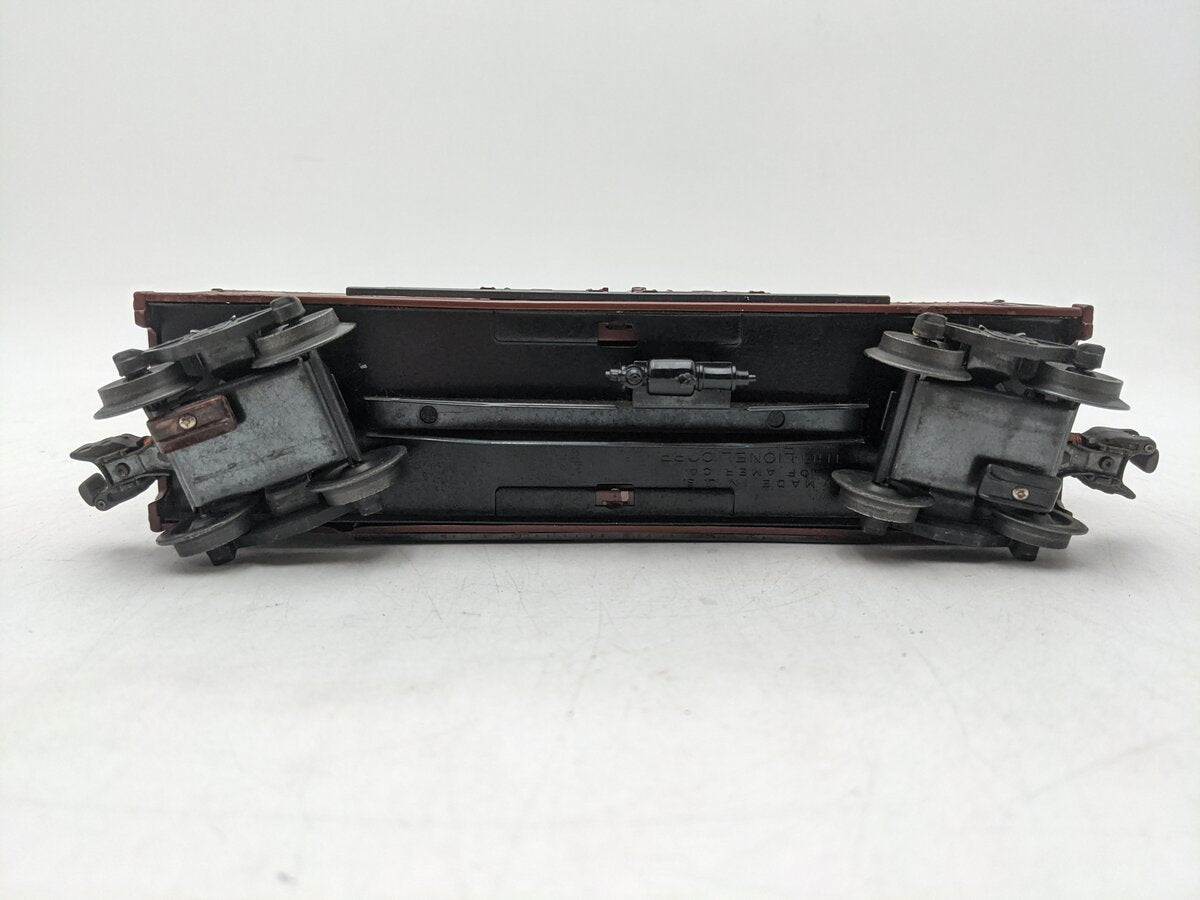 Lionel x2458 Vintage O Pennsylvania Short Boxcar w/Extra Rivet EX