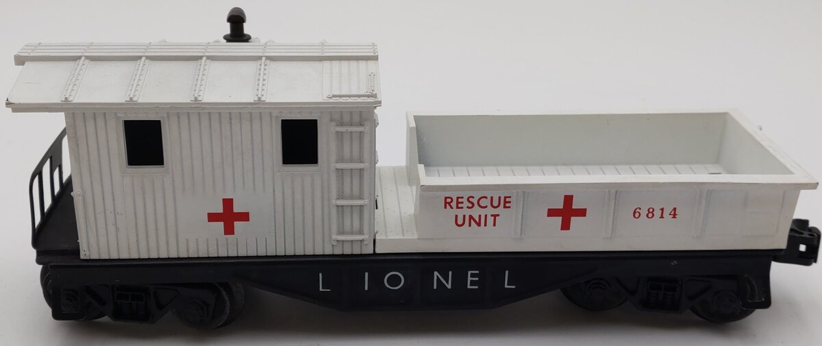Lionel 6814 Vintage O First Aid Medical Caboose VG