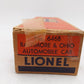Lionel 6468 Vintage O Baltimore & Ohio Tuscan Double Door Boxcar - Rare EX/Box