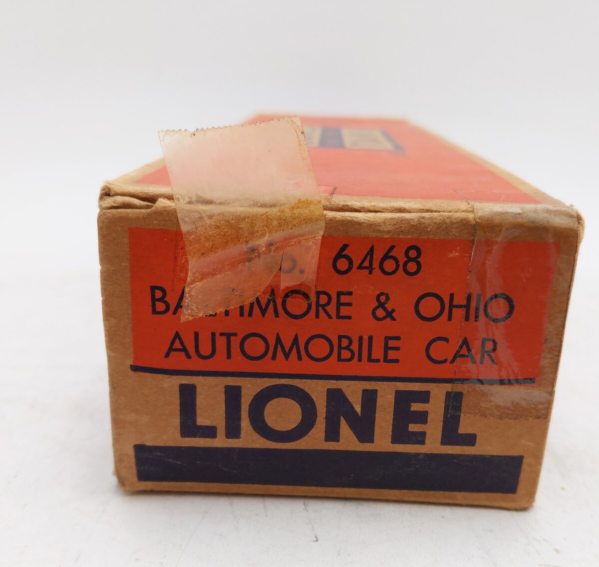 Lionel 6468 Vintage O Baltimore & Ohio Tuscan Double Door Boxcar - Rare EX/Box