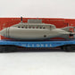 Lionel 3830 Vintage O Flatcar with Operating U.S. Navy Submarine VG/Box