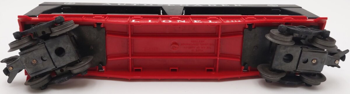 Lionel 6414 Vintage O Gauge Postwar Evans Autoloader with 4 Automobiles VG