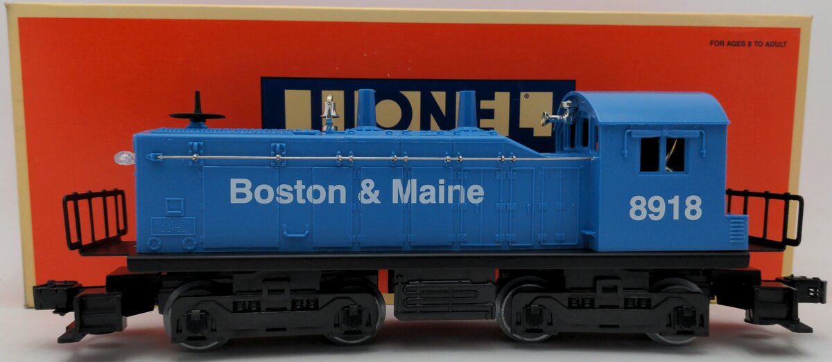 Lionel 6-18918 O Gauge Boston & Maine NW-2 Diesel Switcher #8918 EX/Box