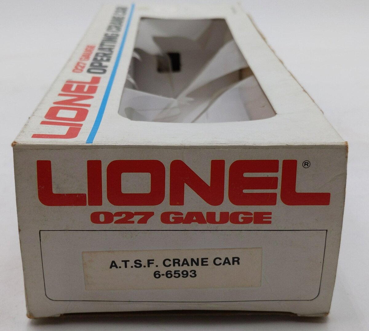 Lionel 6-6593 O AT&SF Crane Car EX/Box