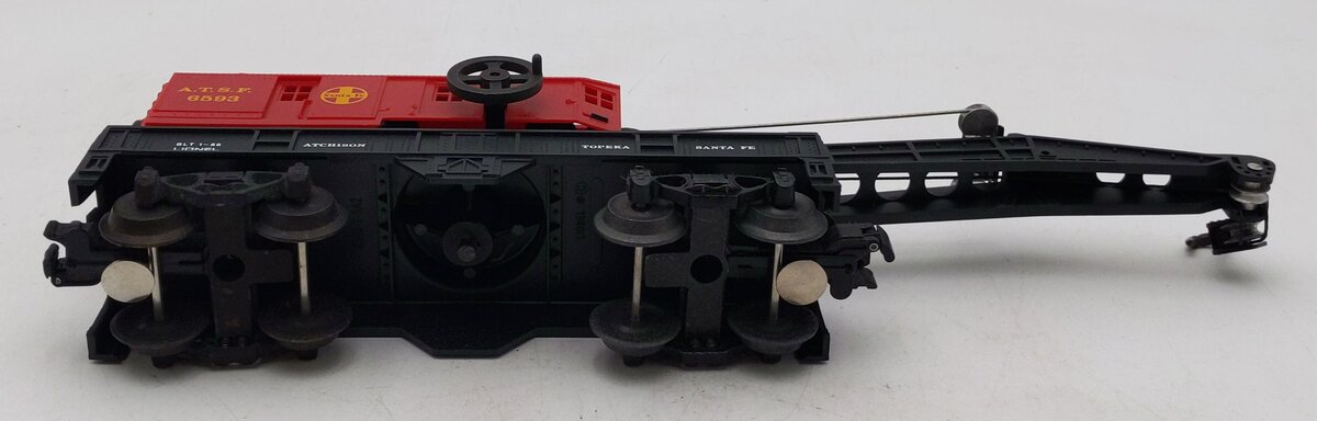 Lionel 6-6593 O AT&SF Crane Car EX/Box