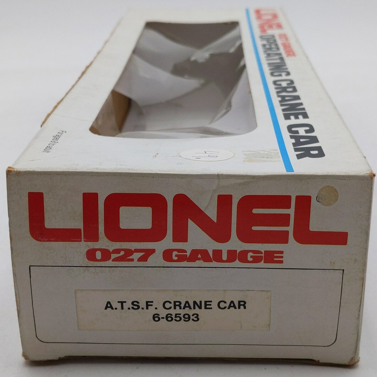 Lionel 6-6593 O AT&SF Crane Car EX/Box