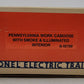 Lionel 6-19709 O Gauge Pennsylvania Illuminated Work Caboose with Smoke #19709 LN/Box