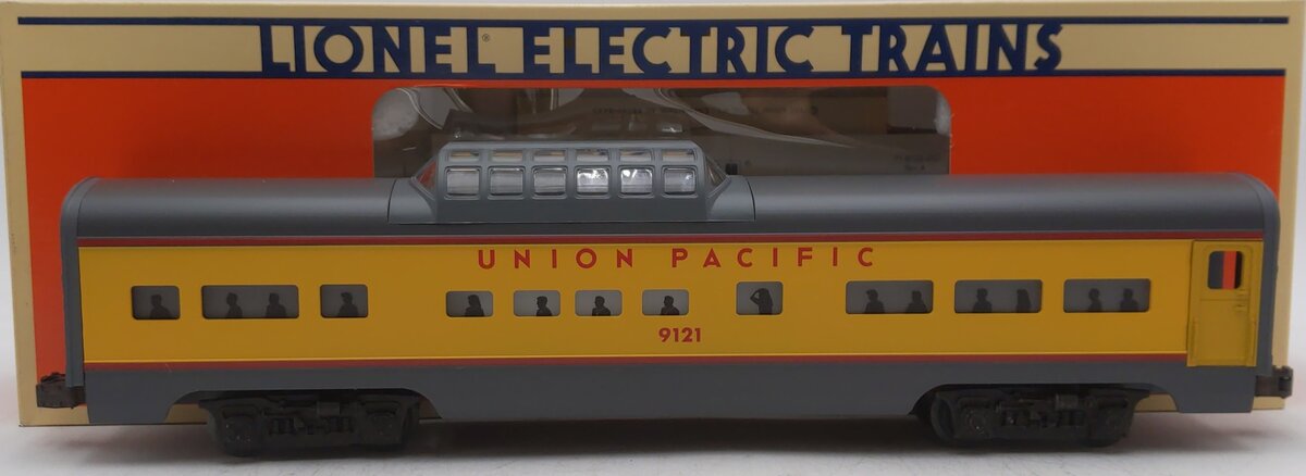Lionel 6-19121 O Gauge Union Pacific Aluminum Vista Dome Passenger Car EX/Box