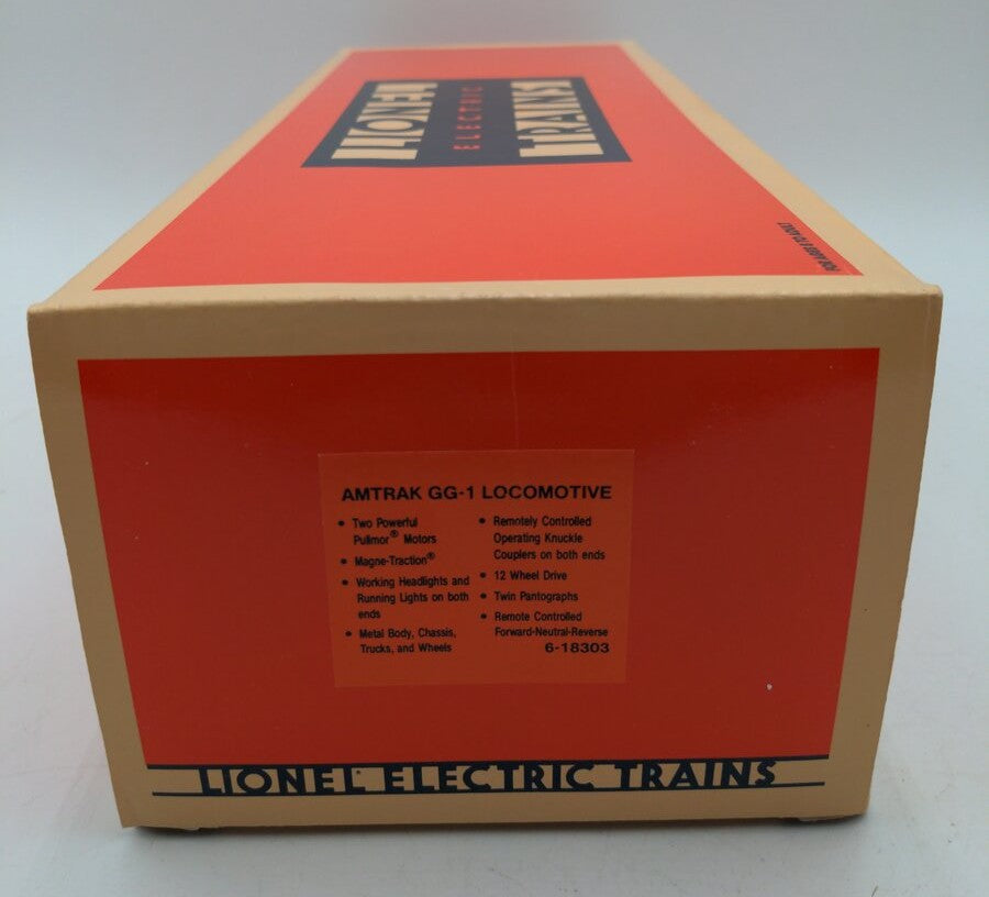 Lionel 6-18303 O Gauge Amtrak GG-1 Electric Locomotive #8303 EX/Box