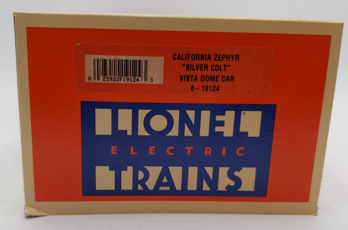 Lionel 6-19124 O Gauge California Zephyr Aluminum 