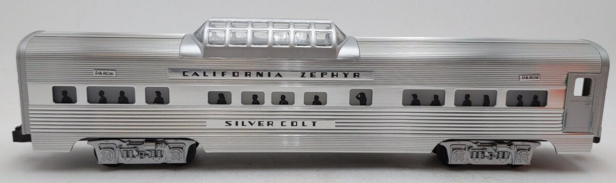 Lionel 6-19124 O Gauge California Zephyr Aluminum "Silver Colt" Vista Dome EX/Box