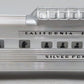 Lionel 6-19126 O Gauge California Zephyr "Silver Pony" Aluminum Vista Dome Car EX/Box