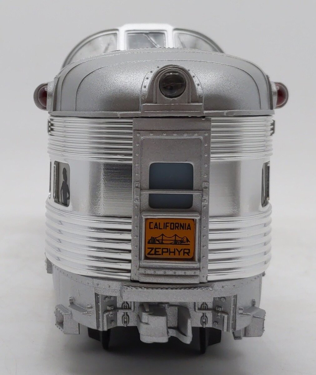 Lionel 6-19127 O California Zephyr "Silver Sky"  Aluminum Vista Observation Car EX/Box