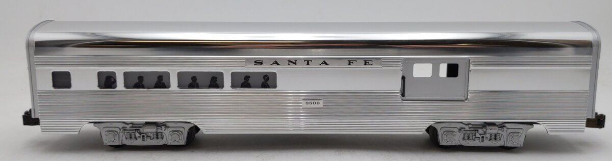 Lionel 6-19110 O Gauge Santa Fe Aluminum Combine Car #3500 EX/Box