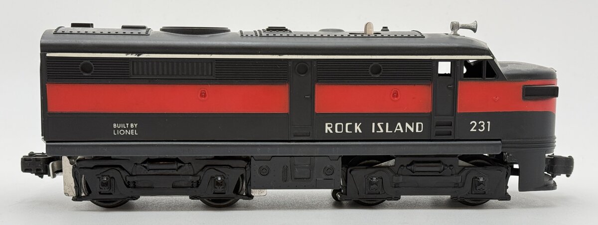Lionel 231 Vintage O Rock Island Alco Powered A Unit Diesel Locomotive EX
