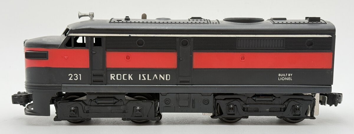 Lionel 231 Vintage O Rock Island Alco Powered A Unit Diesel Locomotive EX