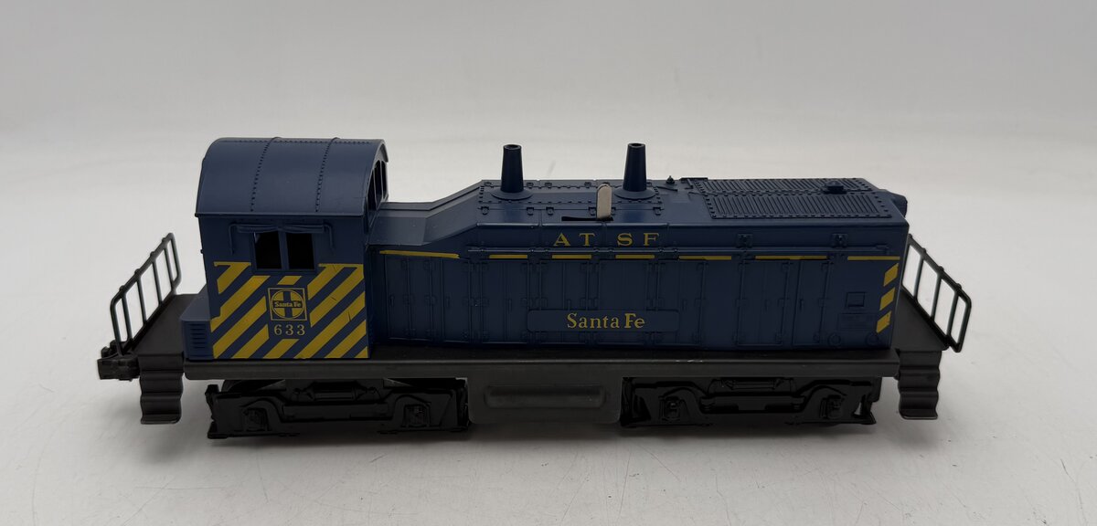 Lionel 633 VIntage O Santa Fe AT&SF NW-2 Diesel Switcher Yellow Safety Stripes VG
