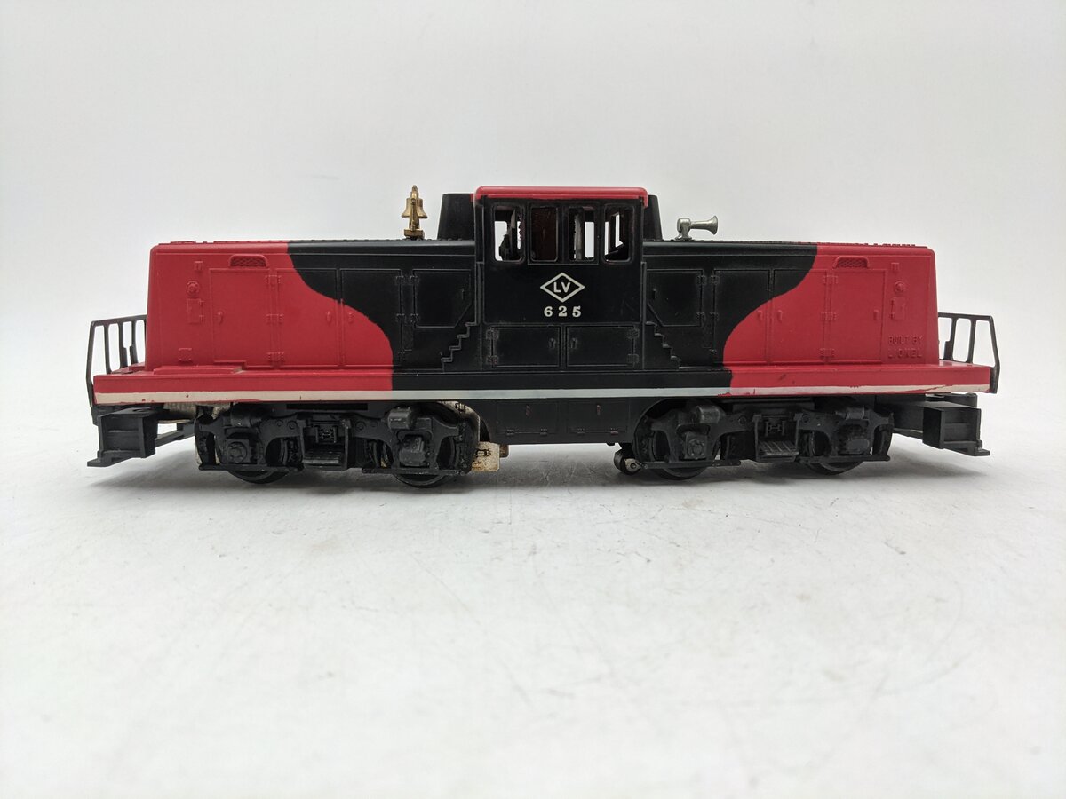 Lionel 625 Vintage O Lehigh Valley Red & Black 44 Ton Diesel Switcher EX