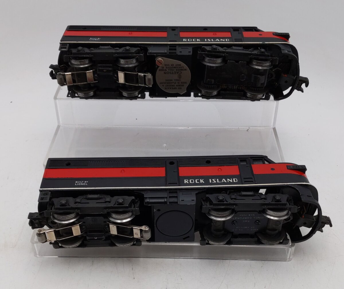 Lionel 2031 Vintage O Rock Island Alco AA Diesel Locomotive Set EX