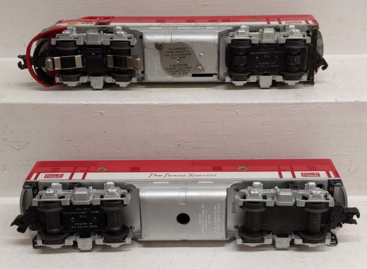 Lionel 2245 Vintage O Gauge Texas Special F-3 AB Diesel Set VG