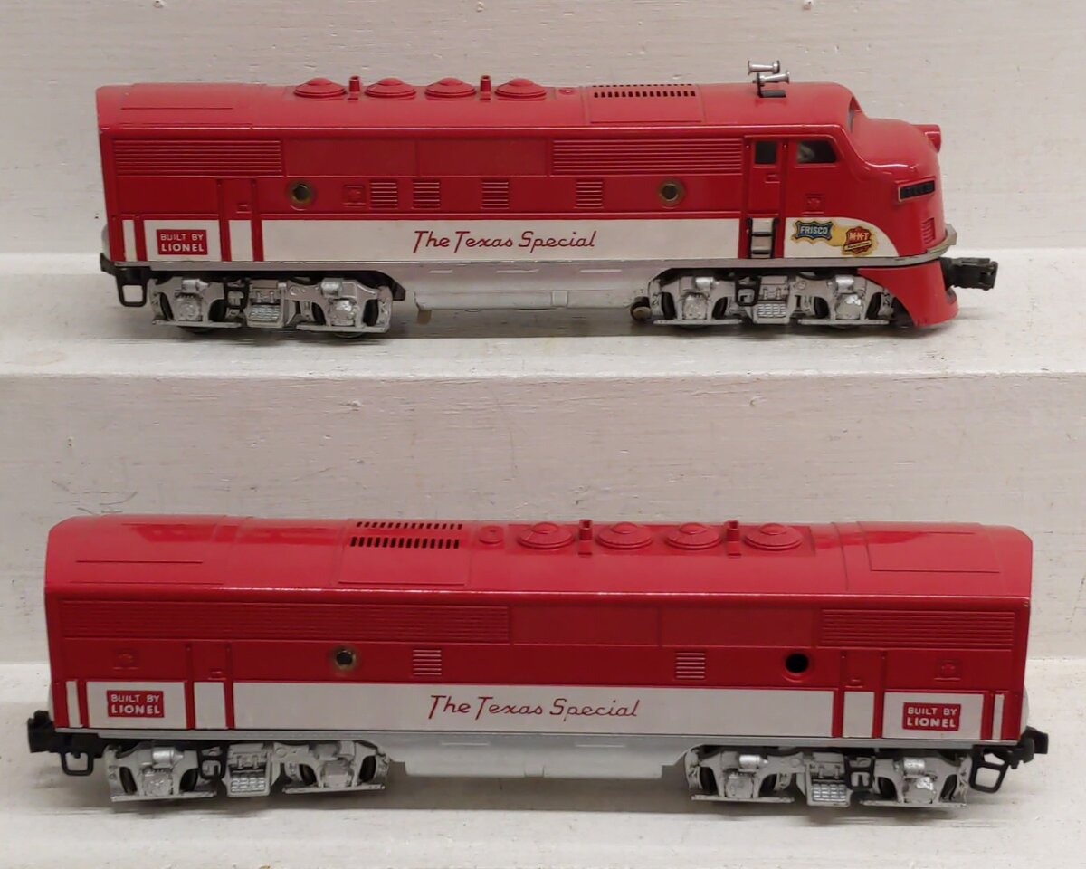 Lionel 2245 Vintage O Gauge Texas Special F-3 AB Diesel Set VG