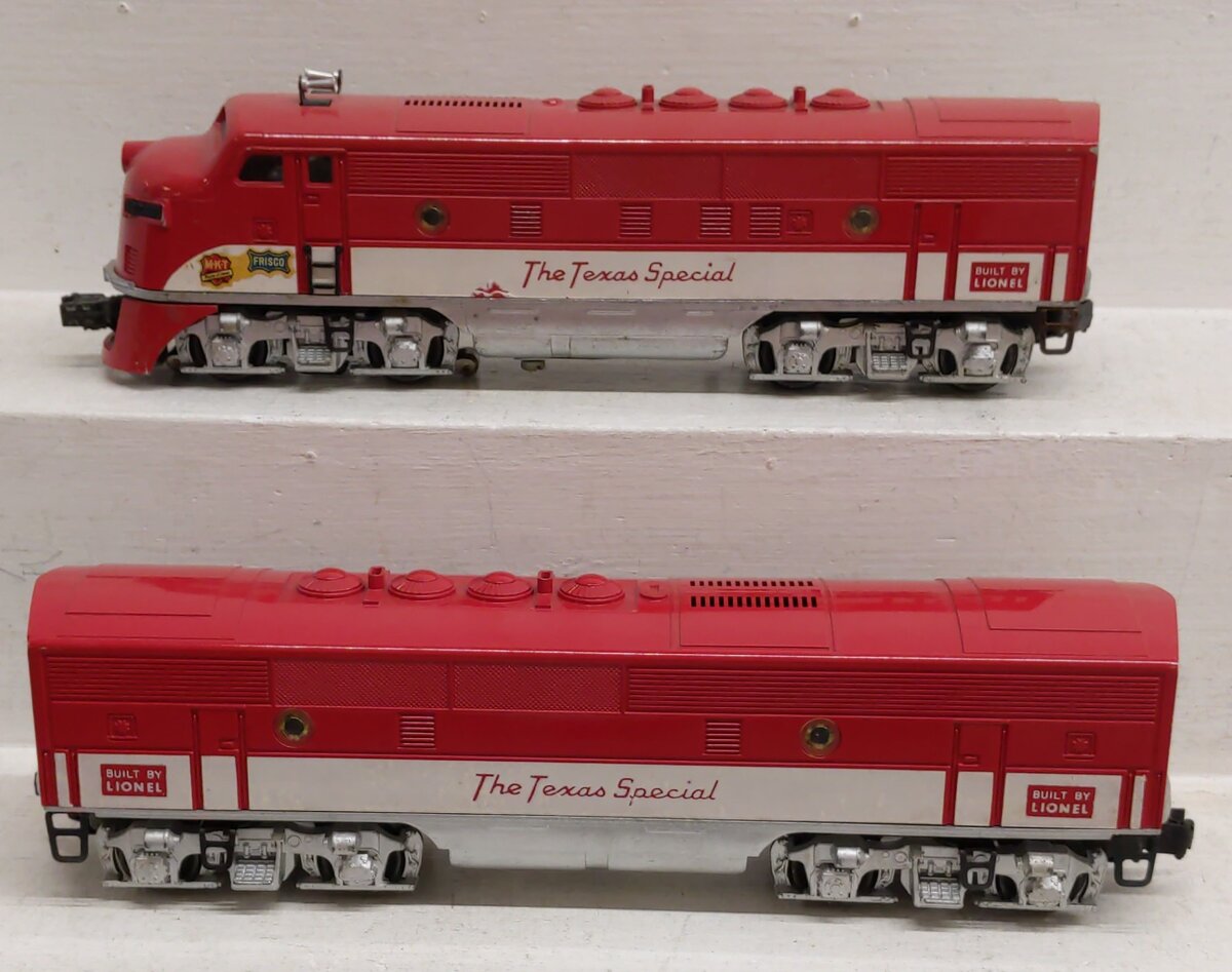 Lionel 2245 Vintage O Gauge Texas Special F-3 AB Diesel Set VG